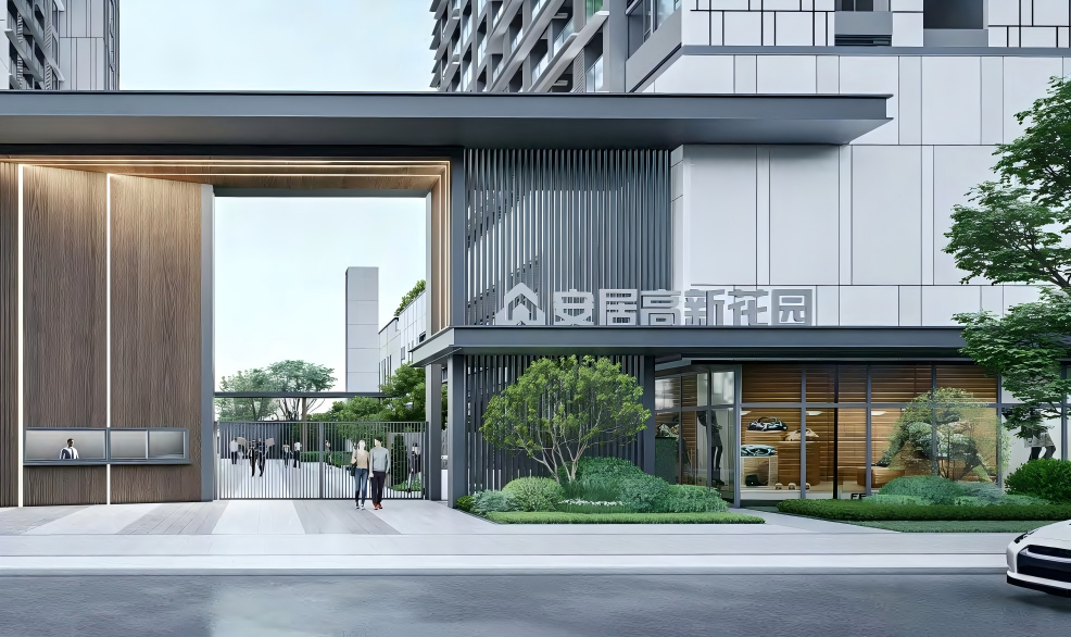在门
